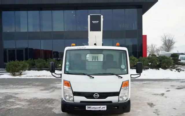 NISSAN CABSTAR / ZWYŻKA 20 METRÓW / GSR E200TE4 /  BLIŹNIAK / UDŹWIG - 200 kg / 4 PODPORY 
