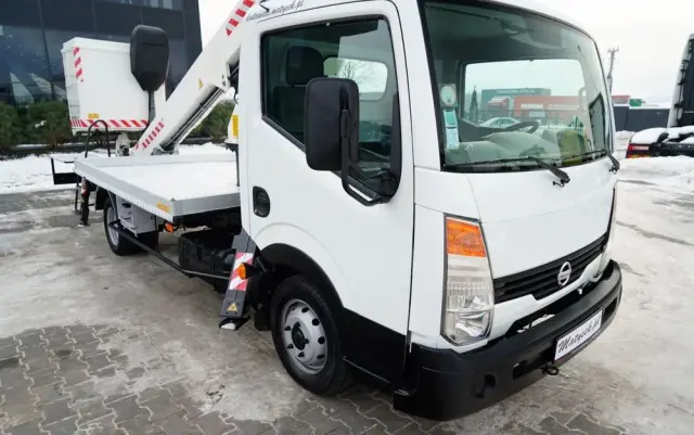 NISSAN CABSTAR / ZWYŻKA 20 METRÓW / GSR E200TE4 /  BLIŹNIAK / UDŹWIG - 200 kg / 4 PODPORY 