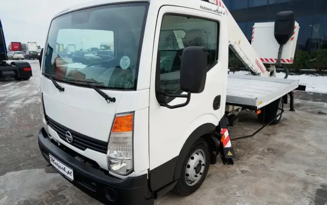 NISSAN CABSTAR / ZWYŻKA 20 METRÓW / GSR E200TE4 /  BLIŹNIAK / UDŹWIG - 200 kg / 4 PODPORY 