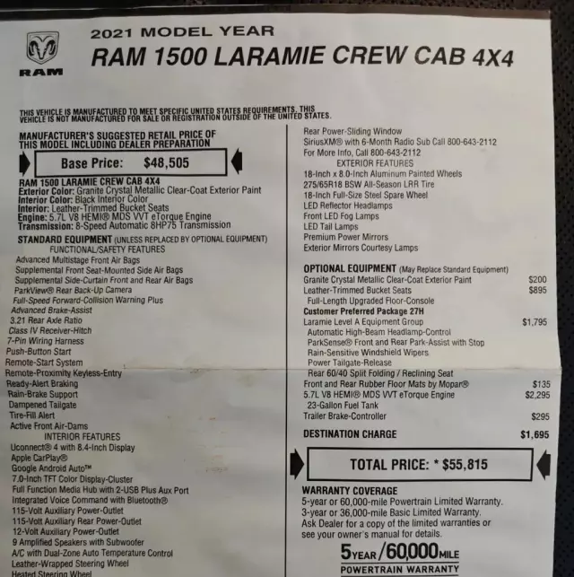 RAM 1500 