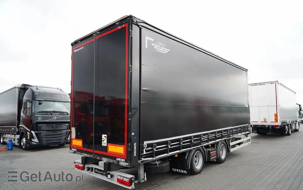 WECON PRZYCZEPA - 7,7 M / TANDEM / PRZEJAZDOWA / 