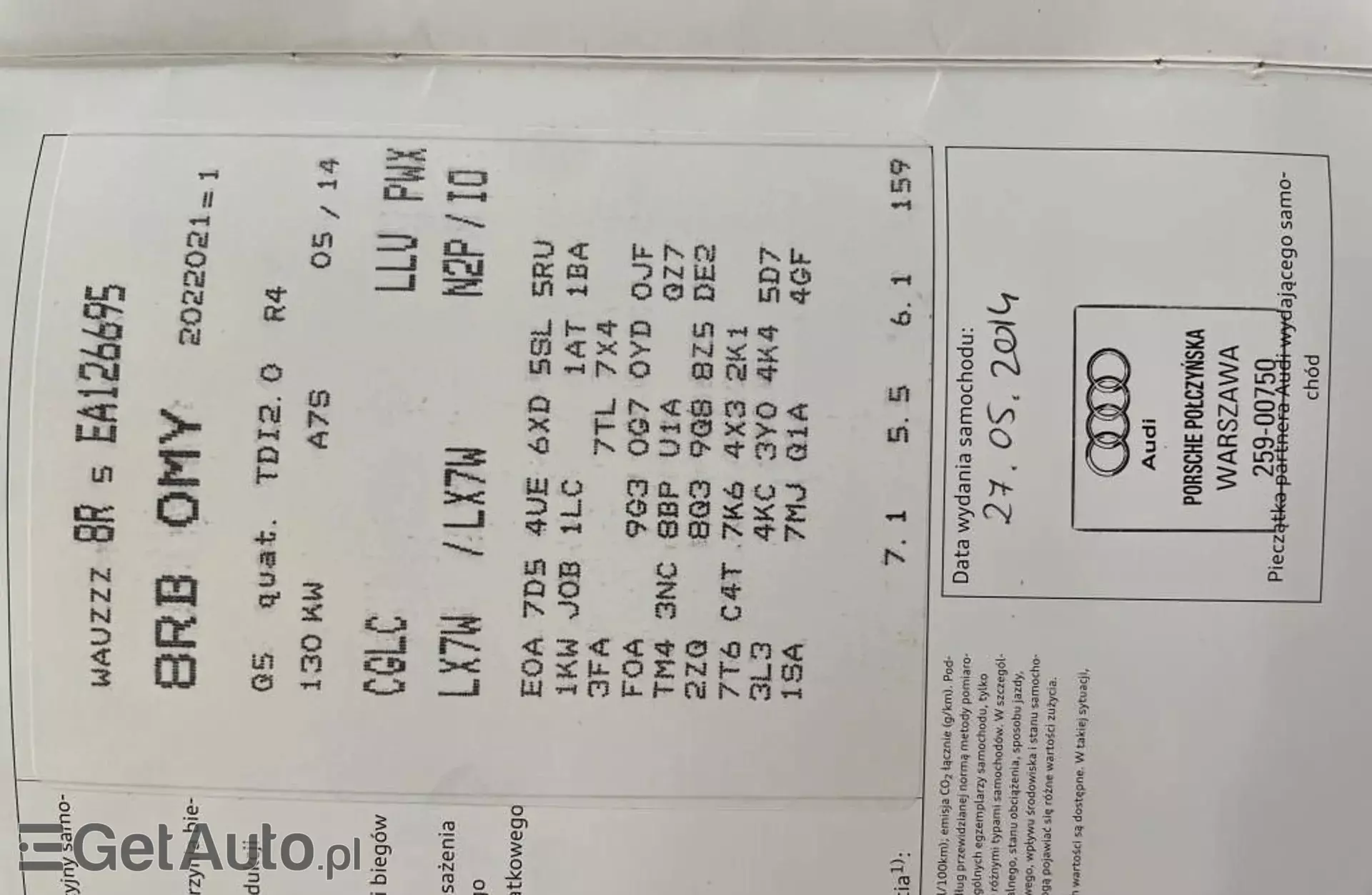 AUDI Q5 2.0 TDI (177 KM) quattro