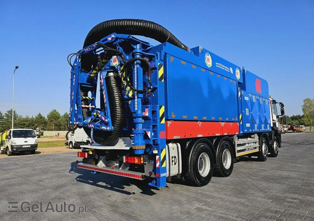 IVECO MTS 4 x turbina odkurzacz koparka ssąca substancje sypkie 