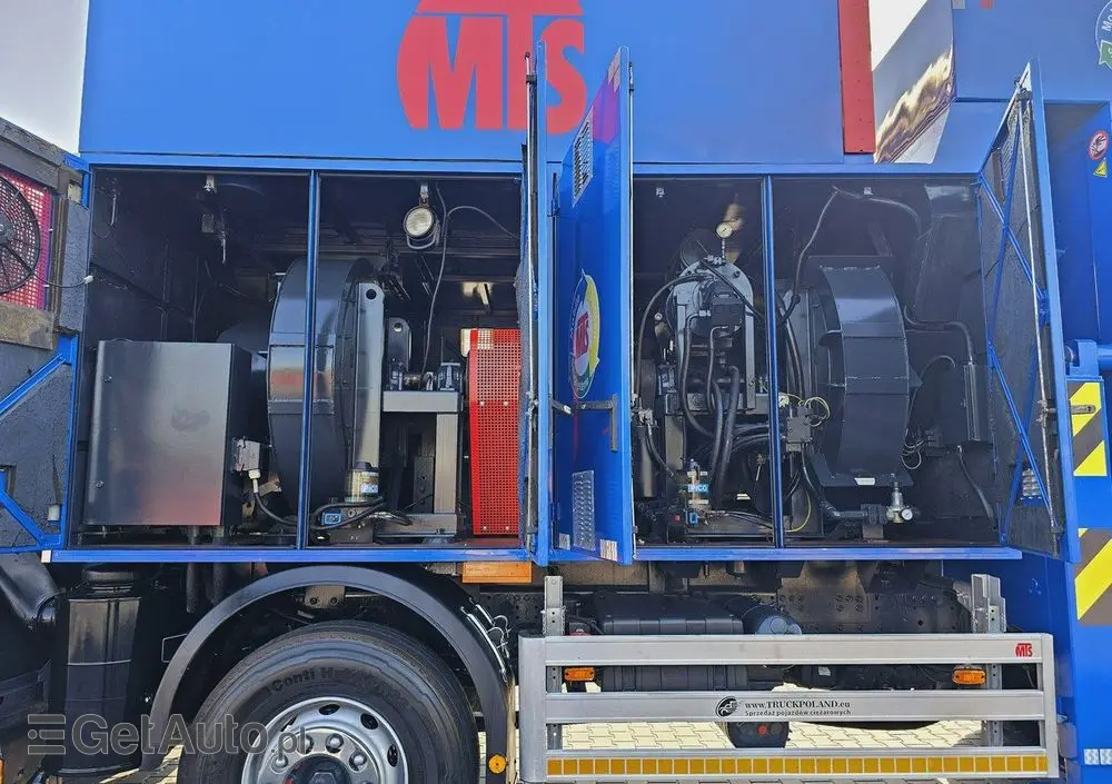 IVECO MTS 4 x turbina odkurzacz koparka ssąca substancje sypkie 