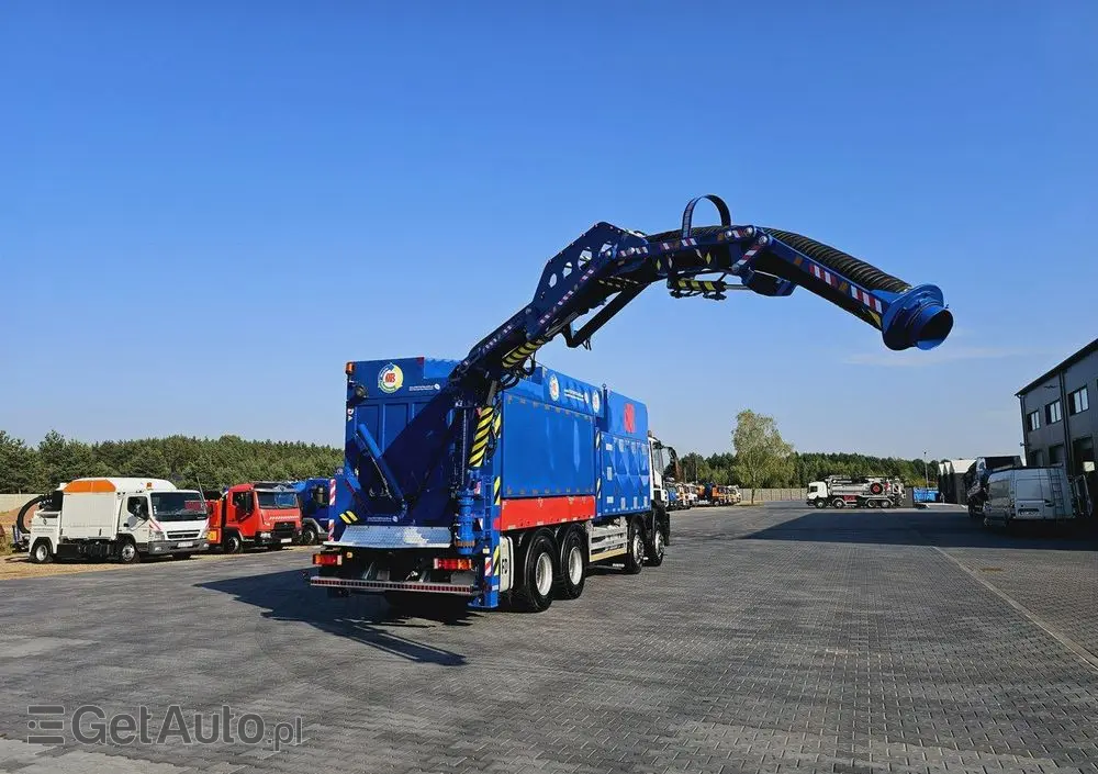 IVECO MTS 4 x turbina odkurzacz koparka ssąca substancje sypkie 