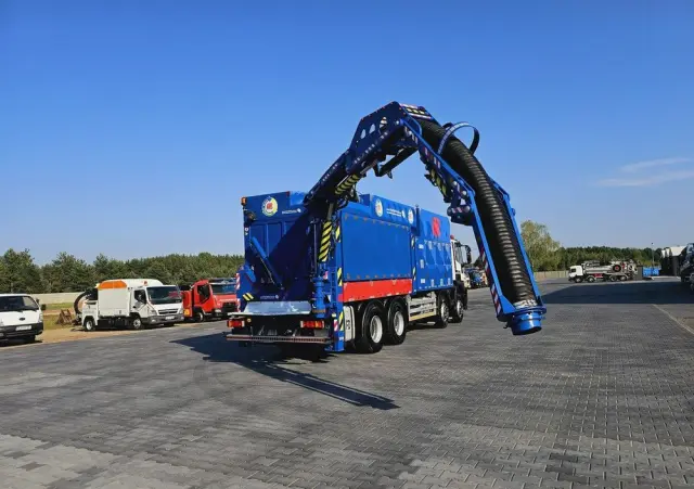 IVECO MTS 4 x turbina odkurzacz koparka ssąca substancje sypkie 