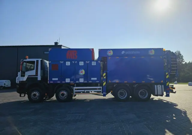 IVECO MTS 4 x turbina odkurzacz koparka ssąca substancje sypkie 