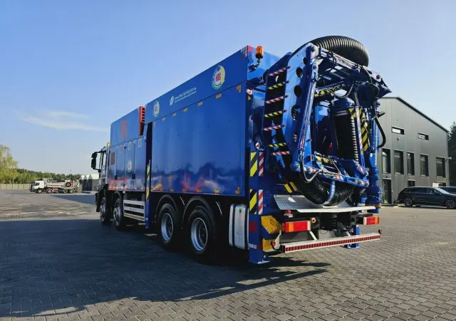 IVECO MTS 4 x turbina odkurzacz koparka ssąca substancje sypkie 