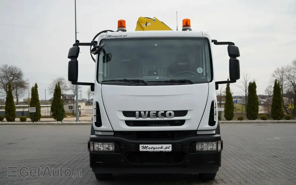 IVECO 180E25 / 4X2 / SKRZYNIOWY 7,5m + HDS HYVA HB150X MAX UDŹWIG 5 200KG / STEROWNIE RADIOWE  / ROTATOR / AUTOMAT 