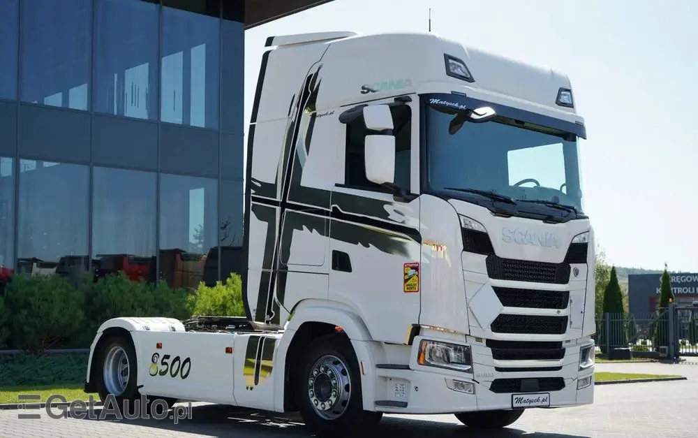 SCANIA S 500 / RETARDER / KLIMATYZACJA POSTOJOWA / PO KONTRAKCIE SERWISOWYM / SPROWADZONY 