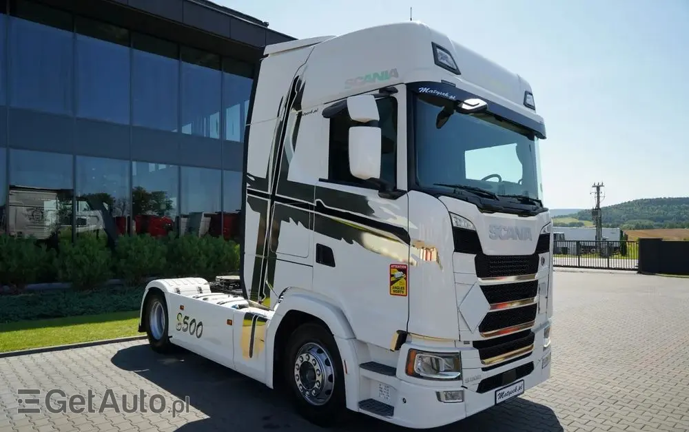 SCANIA S 500 / RETARDER / KLIMATYZACJA POSTOJOWA / PO KONTRAKCIE SERWISOWYM / SPROWADZONY 