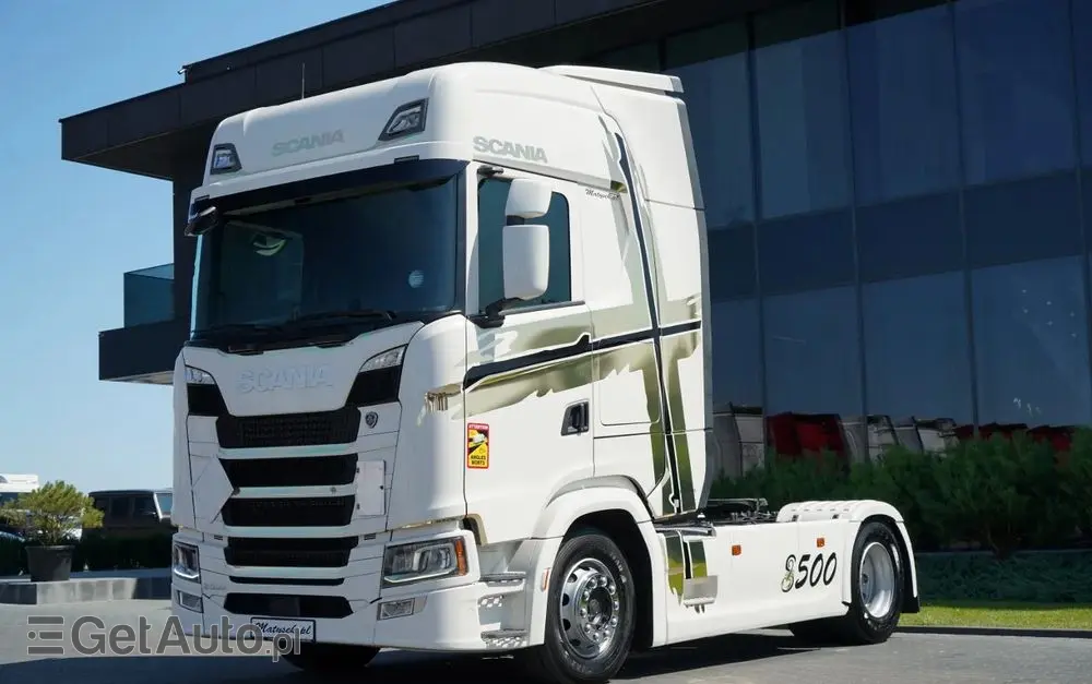 SCANIA S 500 / RETARDER / KLIMATYZACJA POSTOJOWA / PO KONTRAKCIE SERWISOWYM / SPROWADZONY 
