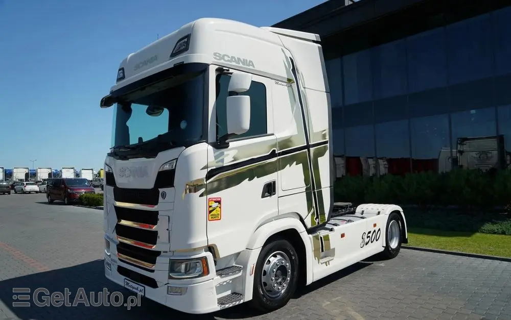 SCANIA S 500 / RETARDER / KLIMATYZACJA POSTOJOWA / PO KONTRAKCIE SERWISOWYM / SPROWADZONY 