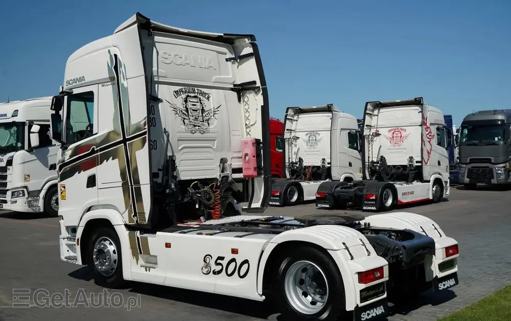 SCANIA S 500 / RETARDER / KLIMATYZACJA POSTOJOWA / PO KONTRAKCIE SERWISOWYM / SPROWADZONY 