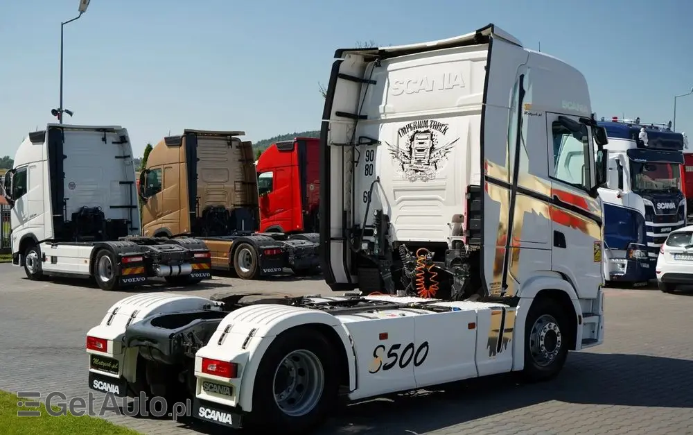 SCANIA S 500 / RETARDER / KLIMATYZACJA POSTOJOWA / PO KONTRAKCIE SERWISOWYM / SPROWADZONY 