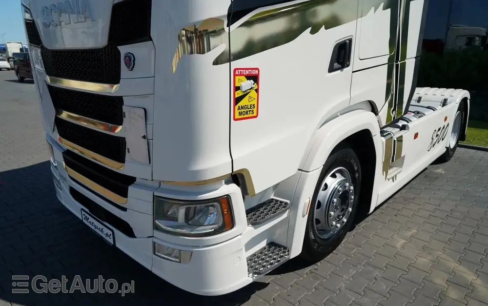SCANIA S 500 / RETARDER / KLIMATYZACJA POSTOJOWA / PO KONTRAKCIE SERWISOWYM / SPROWADZONY 