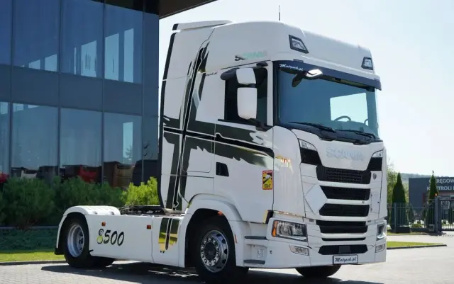 SCANIA S 500 / RETARDER / KLIMATYZACJA POSTOJOWA / PO KONTRAKCIE SERWISOWYM / SPROWADZONY 