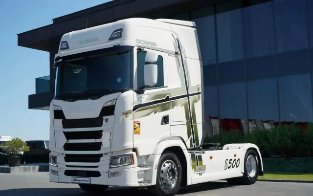 SCANIA S 500 / RETARDER / KLIMATYZACJA POSTOJOWA / PO KONTRAKCIE SERWISOWYM / SPROWADZONY 