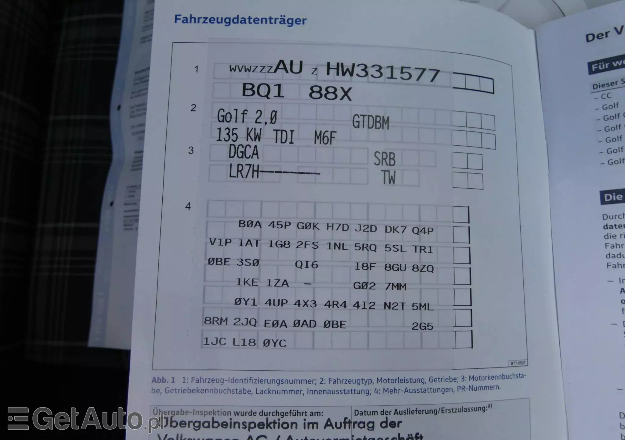 VOLKSWAGEN Golf VII 2.0 TDI BMT GTD