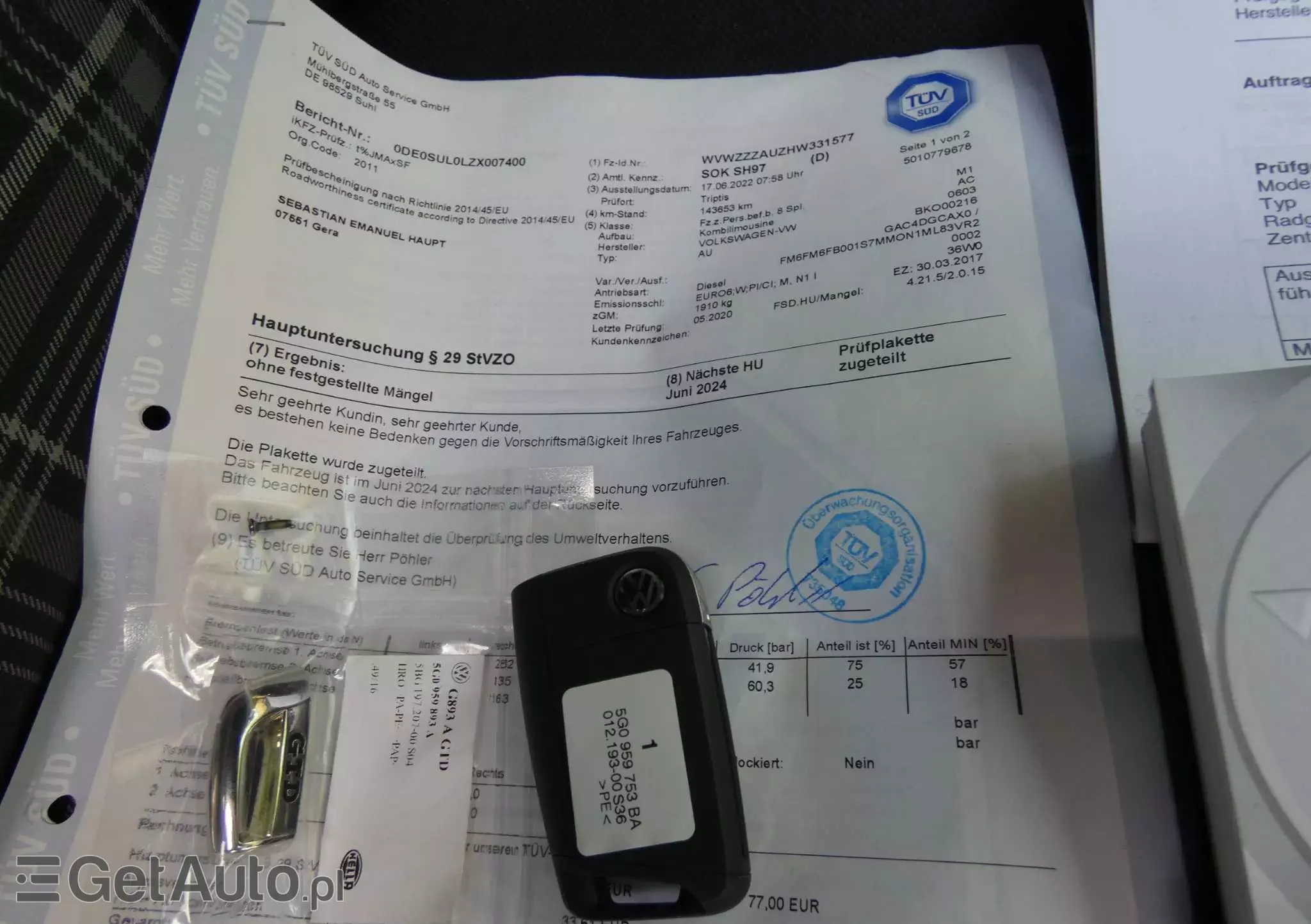 VOLKSWAGEN Golf VII 2.0 TDI BMT GTD