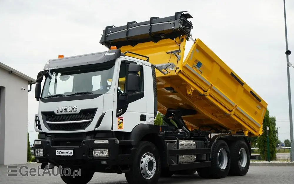 IVECO STRALIS X-WAY 480 / 6x4 / WYWROTKA DWUSTRONNA /  HYDROBURTA / BOARDMATIC / MEILLER KIPPER / SPROWADZONY 