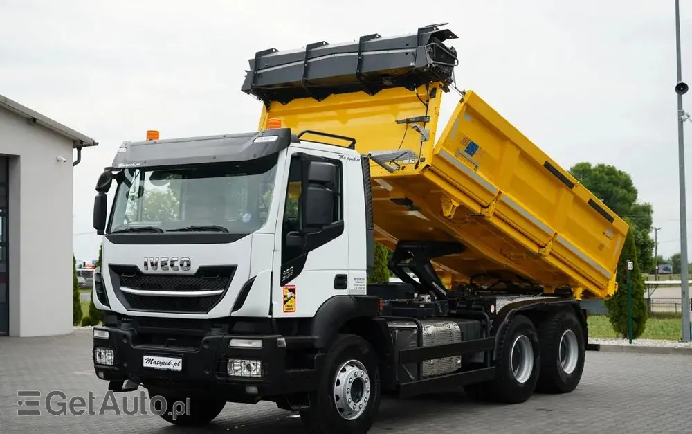 IVECO STRALIS X-WAY 480 / 6x4 / WYWROTKA DWUSTRONNA /  HYDROBURTA / BOARDMATIC / MEILLER KIPPER / SPROWADZONY 
