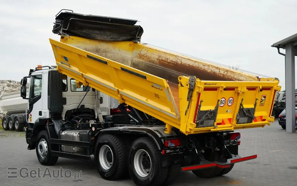 IVECO STRALIS X-WAY 480 / 6x4 / WYWROTKA DWUSTRONNA /  HYDROBURTA / BOARDMATIC / MEILLER KIPPER / SPROWADZONY 