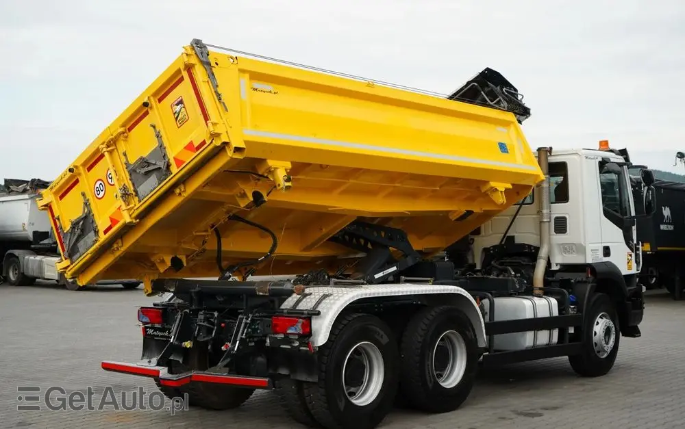 IVECO STRALIS X-WAY 480 / 6x4 / WYWROTKA DWUSTRONNA /  HYDROBURTA / BOARDMATIC / MEILLER KIPPER / SPROWADZONY 