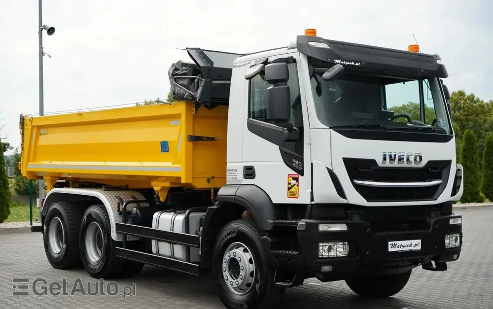 IVECO STRALIS X-WAY 480 / 6x4 / WYWROTKA DWUSTRONNA /  HYDROBURTA / BOARDMATIC / MEILLER KIPPER / SPROWADZONY 