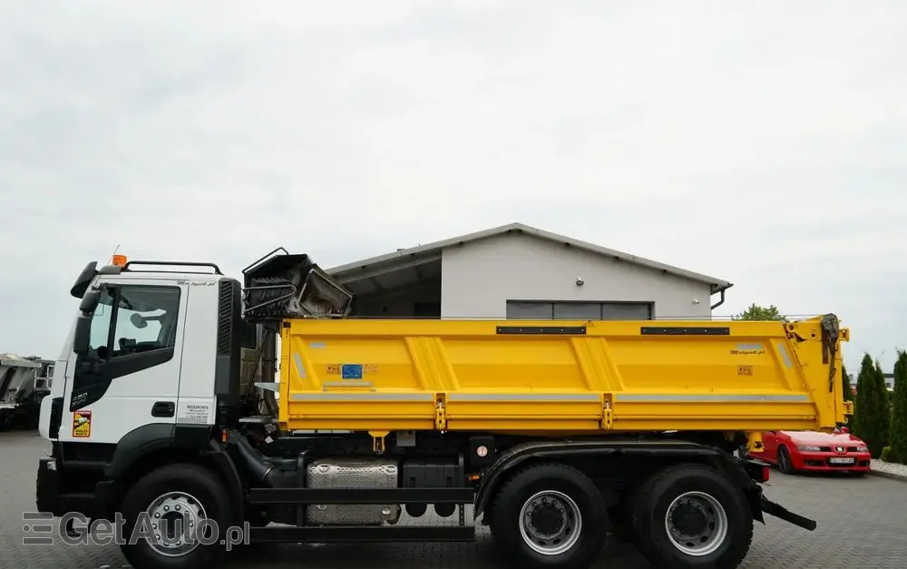 IVECO STRALIS X-WAY 480 / 6x4 / WYWROTKA DWUSTRONNA /  HYDROBURTA / BOARDMATIC / MEILLER KIPPER / SPROWADZONY 