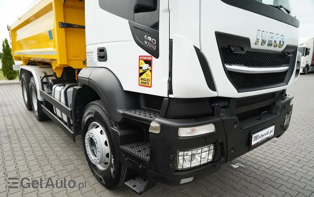 IVECO STRALIS X-WAY 480 / 6x4 / WYWROTKA DWUSTRONNA /  HYDROBURTA / BOARDMATIC / MEILLER KIPPER / SPROWADZONY 