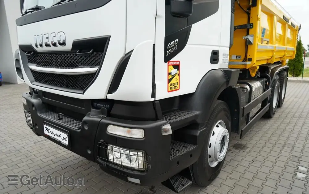 IVECO STRALIS X-WAY 480 / 6x4 / WYWROTKA DWUSTRONNA /  HYDROBURTA / BOARDMATIC / MEILLER KIPPER / SPROWADZONY 
