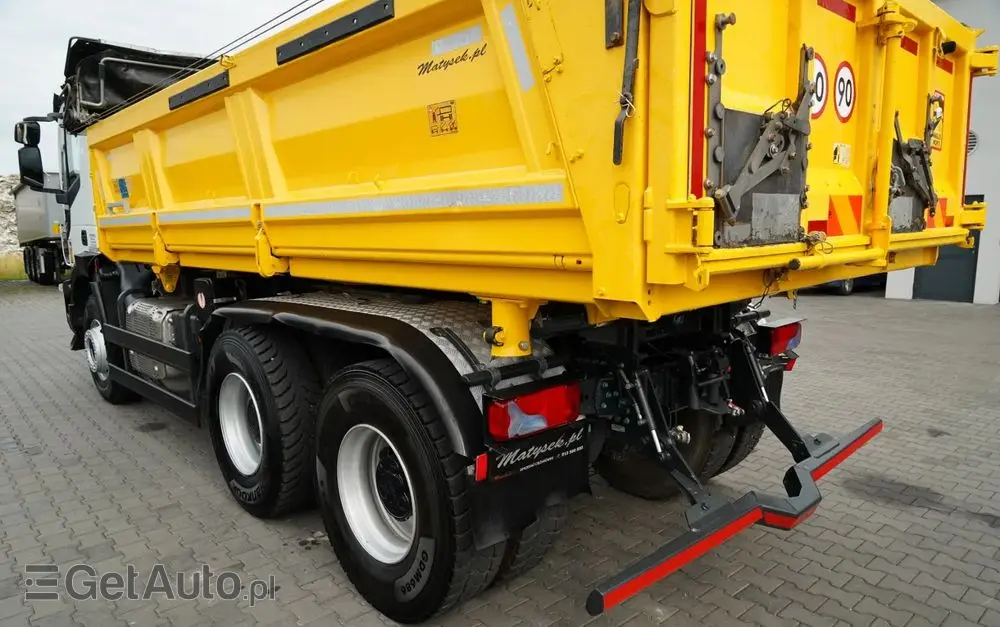 IVECO STRALIS X-WAY 480 / 6x4 / WYWROTKA DWUSTRONNA /  HYDROBURTA / BOARDMATIC / MEILLER KIPPER / SPROWADZONY 