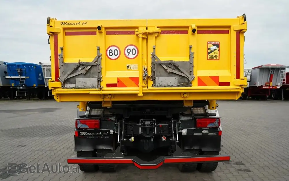 IVECO STRALIS X-WAY 480 / 6x4 / WYWROTKA DWUSTRONNA /  HYDROBURTA / BOARDMATIC / MEILLER KIPPER / SPROWADZONY 