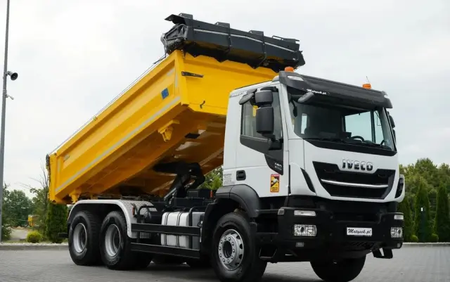 IVECO STRALIS X-WAY 480 / 6x4 / WYWROTKA DWUSTRONNA /  HYDROBURTA / BOARDMATIC / MEILLER KIPPER / SPROWADZONY 
