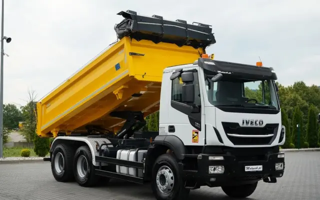 IVECO STRALIS X-WAY 480 / 6x4 / WYWROTKA DWUSTRONNA /  HYDROBURTA / BOARDMATIC / MEILLER KIPPER / SPROWADZONY 