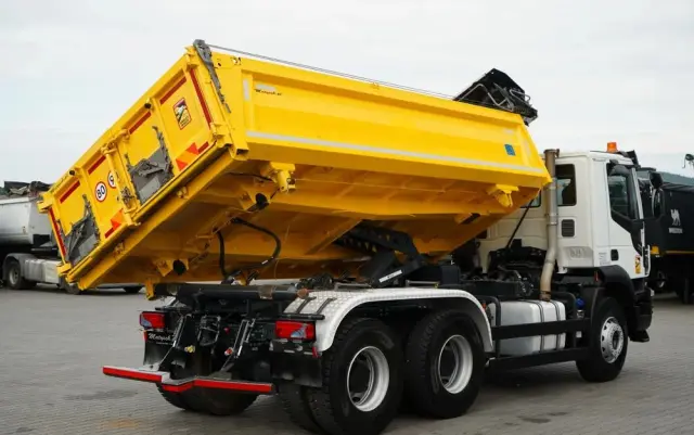 IVECO STRALIS X-WAY 480 / 6x4 / WYWROTKA DWUSTRONNA /  HYDROBURTA / BOARDMATIC / MEILLER KIPPER / SPROWADZONY 