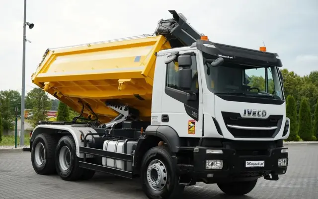 IVECO STRALIS X-WAY 480 / 6x4 / WYWROTKA DWUSTRONNA /  HYDROBURTA / BOARDMATIC / MEILLER KIPPER / SPROWADZONY 