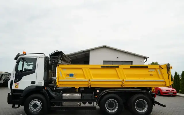 IVECO STRALIS X-WAY 480 / 6x4 / WYWROTKA DWUSTRONNA /  HYDROBURTA / BOARDMATIC / MEILLER KIPPER / SPROWADZONY 