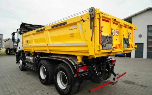 IVECO STRALIS X-WAY 480 / 6x4 / WYWROTKA DWUSTRONNA /  HYDROBURTA / BOARDMATIC / MEILLER KIPPER / SPROWADZONY 