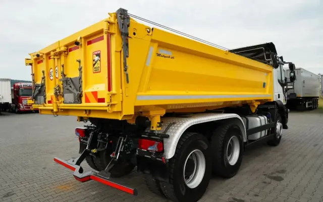 IVECO STRALIS X-WAY 480 / 6x4 / WYWROTKA DWUSTRONNA /  HYDROBURTA / BOARDMATIC / MEILLER KIPPER / SPROWADZONY 