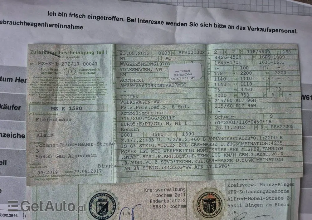 VOLKSWAGEN Tiguan 1.4 TSI 4Motion Lounge Sport & Style