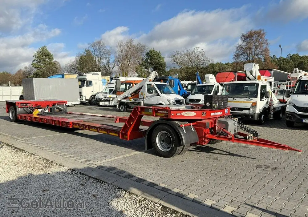 EMTECH 2 osiowa PCN 18 TIEFBETT Zagłębiana Rozciągana Oś Skrętna UNIKAT 