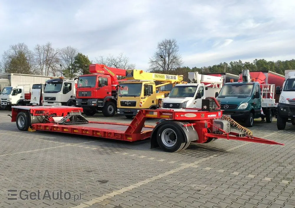 EMTECH 2 osiowa PCN 18 TIEFBETT Zagłębiana Rozciągana Oś Skrętna UNIKAT 