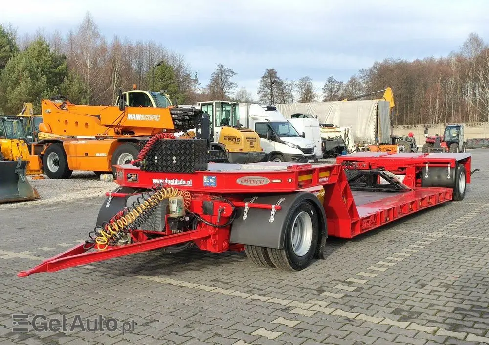 EMTECH 2 osiowa PCN 18 TIEFBETT Zagłębiana Rozciągana Oś Skrętna UNIKAT 