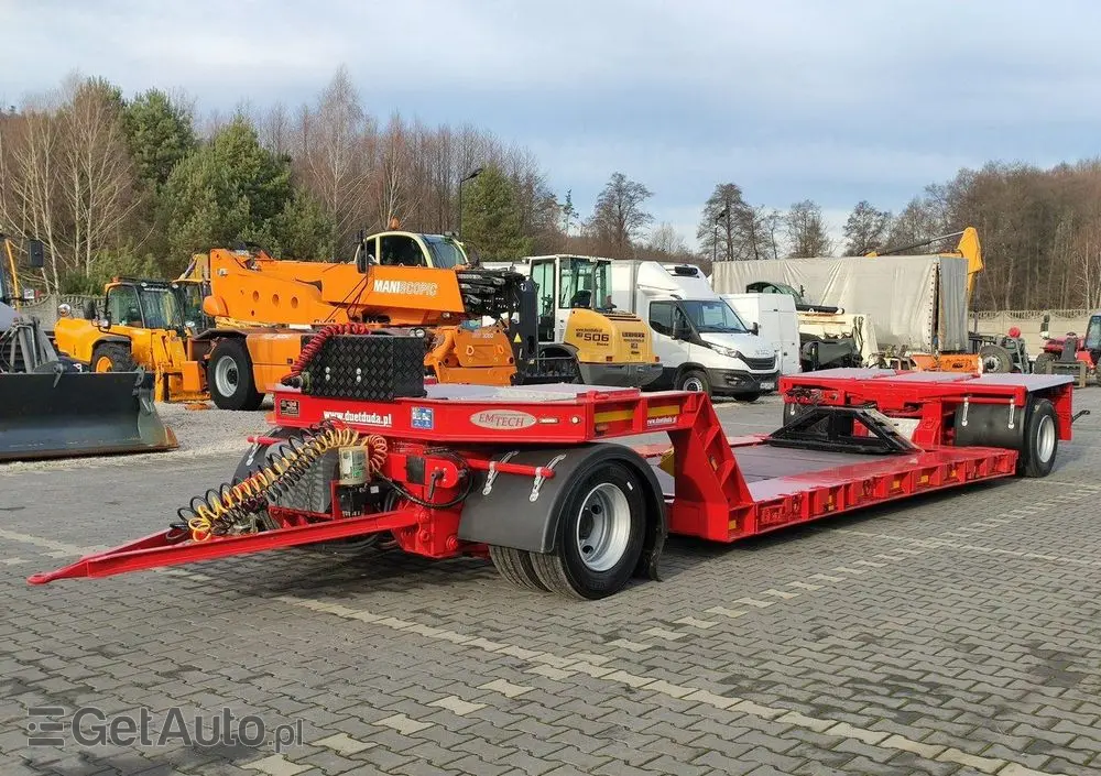 EMTECH 2 osiowa PCN 18 TIEFBETT Zagłębiana Rozciągana Oś Skrętna UNIKAT 