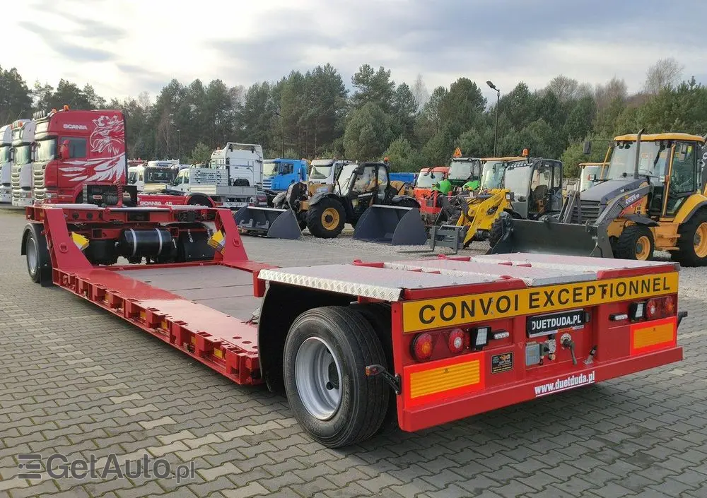 EMTECH 2 osiowa PCN 18 TIEFBETT Zagłębiana Rozciągana Oś Skrętna UNIKAT 