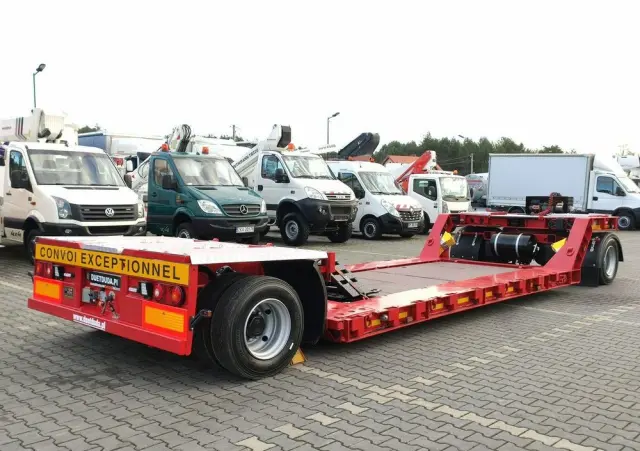 EMTECH 2 osiowa PCN 18 TIEFBETT Zagłębiana Rozciągana Oś Skrętna UNIKAT 