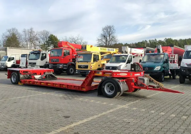 EMTECH 2 osiowa PCN 18 TIEFBETT Zagłębiana Rozciągana Oś Skrętna UNIKAT 