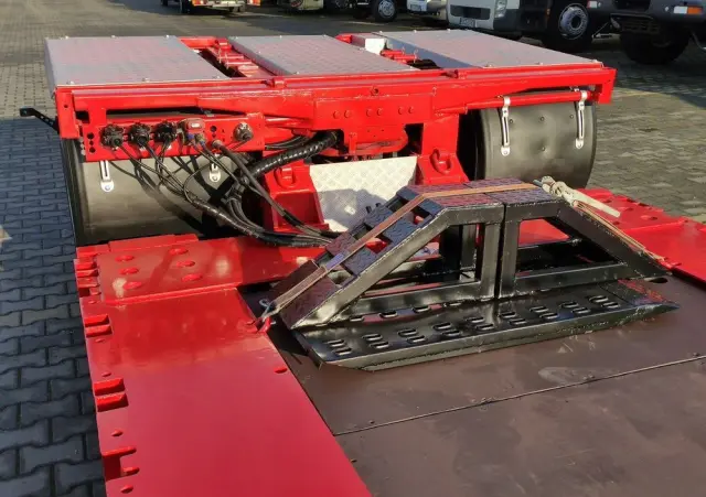 EMTECH 2 osiowa PCN 18 TIEFBETT Zagłębiana Rozciągana Oś Skrętna UNIKAT 